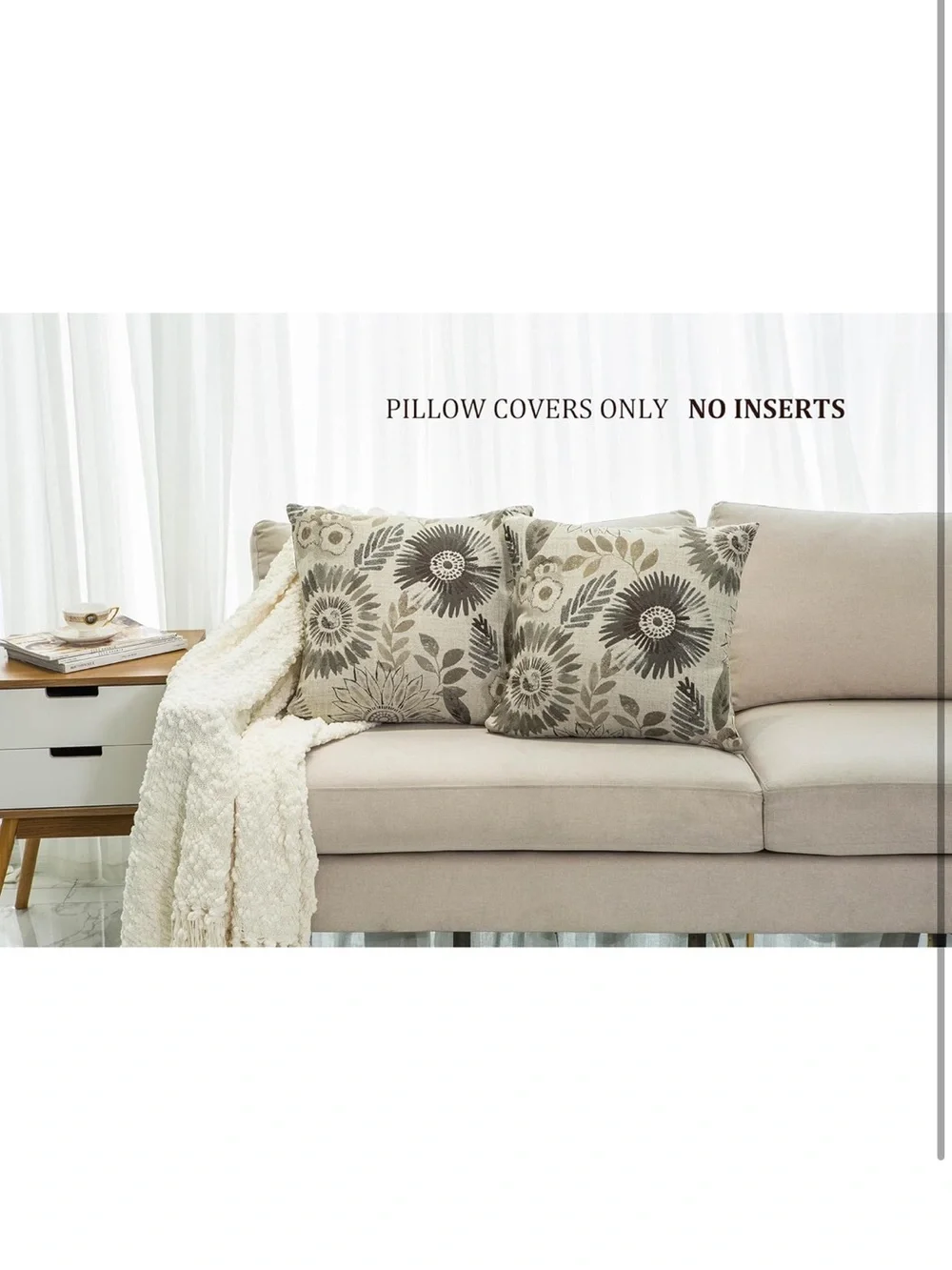 Pack Of 2 Decorative Throw Pillows Cases Cushion Cover ,20x20 (2) 1099/bb8-1